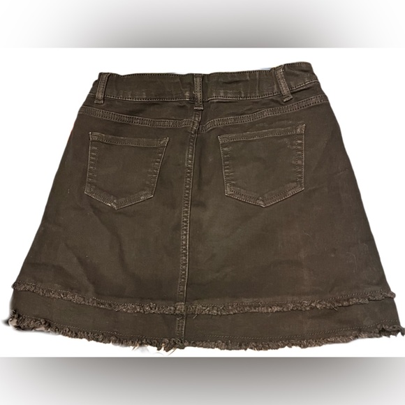 Girls Black Jean Skirt - Picture 2 of 7